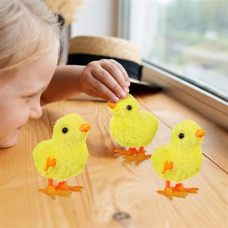 12 Pcs Cute Small Chicks Plush Chicken Walking Plush Chicks For Kids Goodie Bags Party Favors Easter Festival Decoration - Image 5