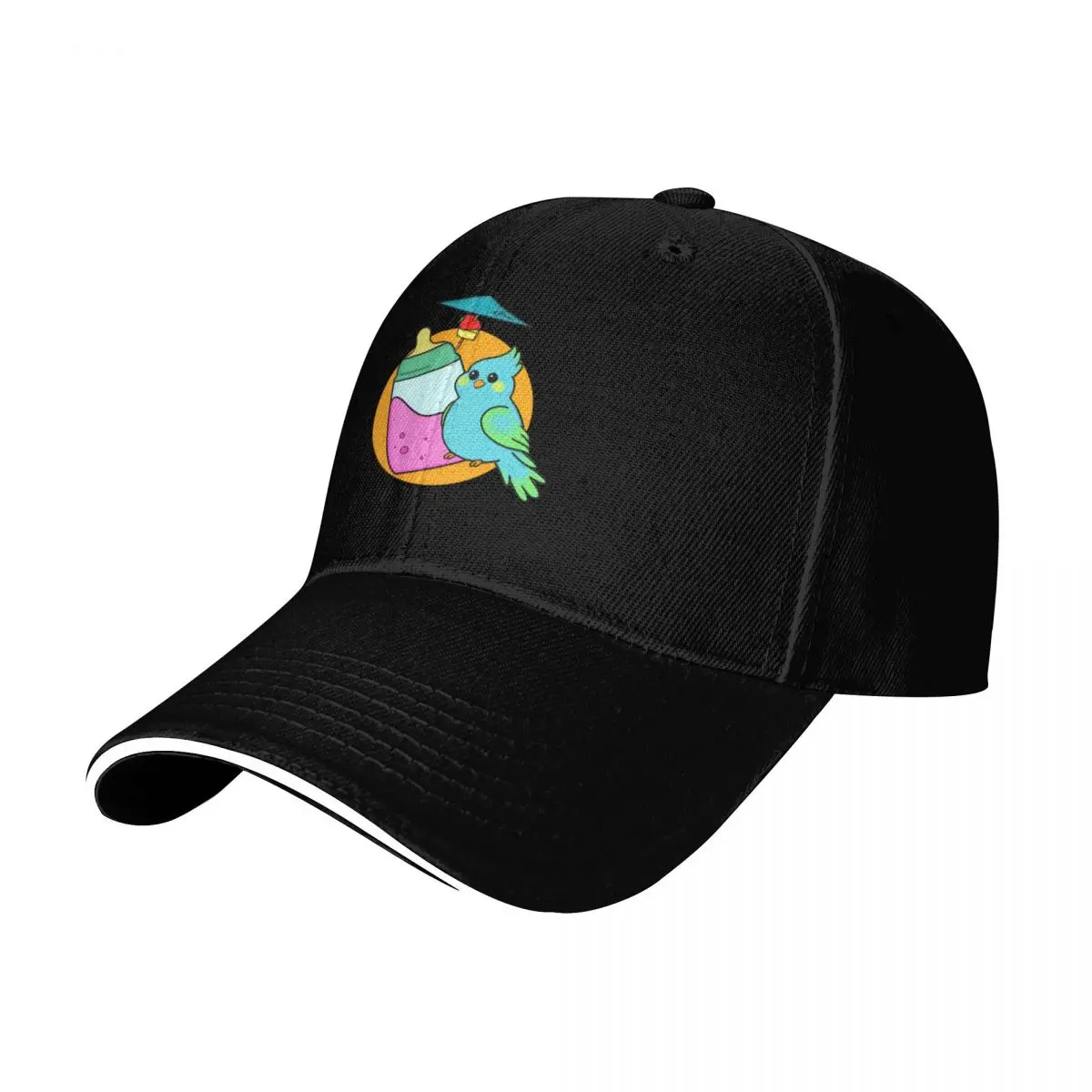 Baby Parrot Head Baseball Cap Moisture Wicking Quick Dry Curved Brim Classic Fit Low Profile Unstructured