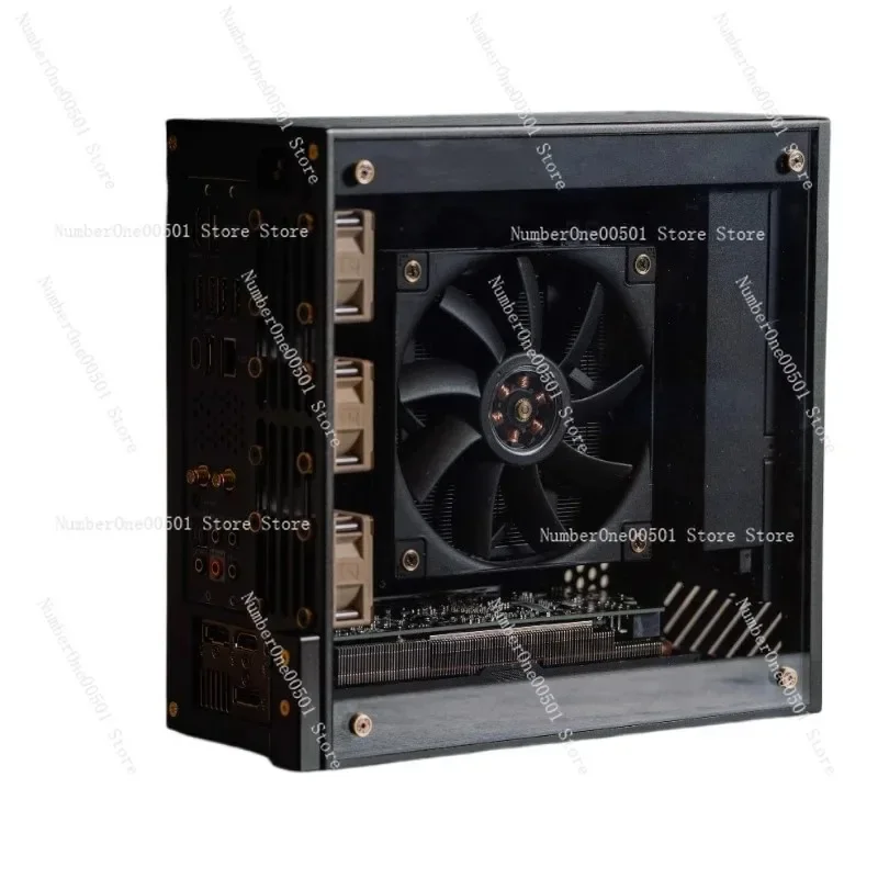 LP P6 Aluminum ITX Case Mini PC Chassis for 4060 GPU Small Yet Powerful