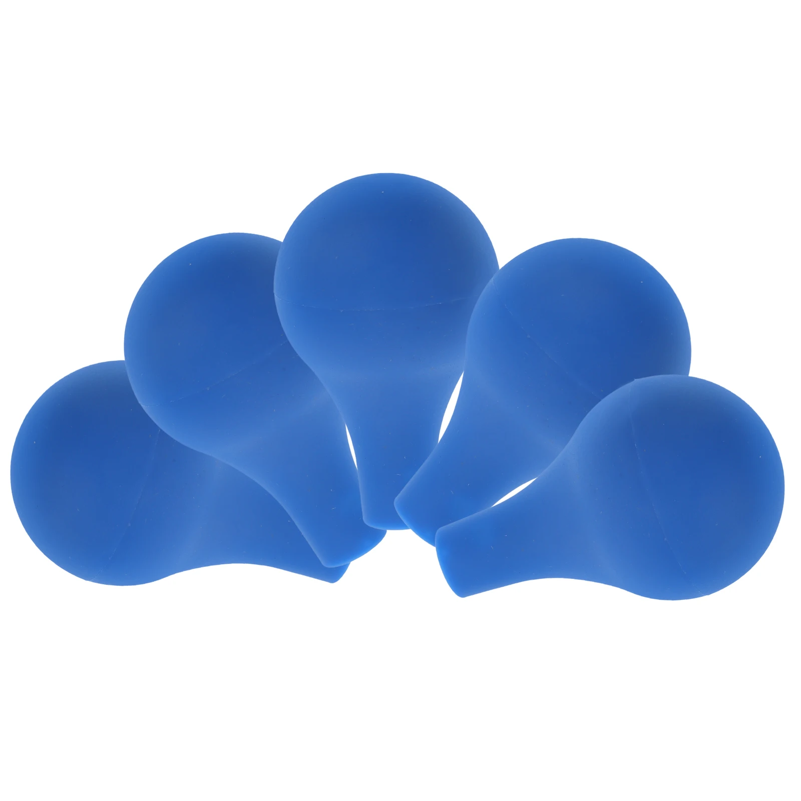 

5 Pcs Pipettes Drip Silicone Replacement Bulbs Dropper Glass for Craft Blue Graduated Cap