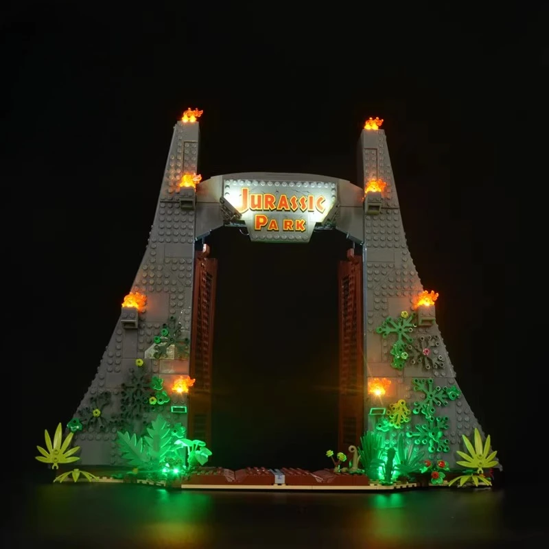 

LED Lighting Set Suitable for LEGO Jurassic Park T Rex Rampage World 75936(Not Including Building Blocks)