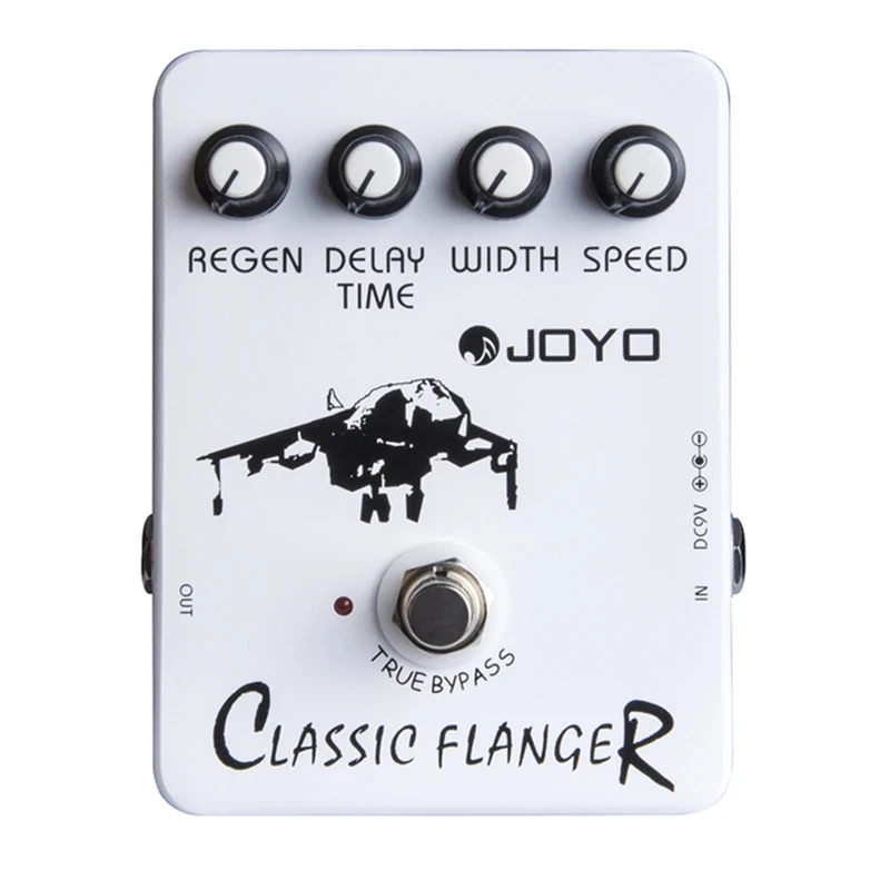 

JOYO JF-07 Classic Flanger, педаль для гитары, металлический Flanger True Bypass, Запчасти и аксессуары для электрической гитары