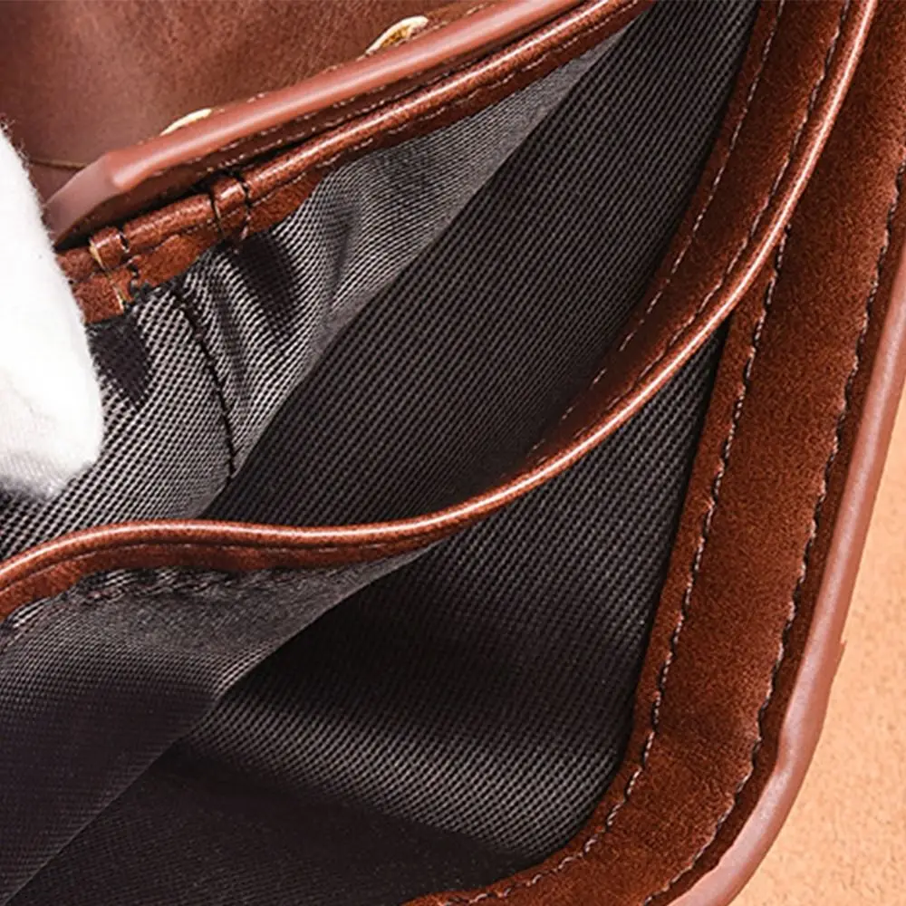 Fashion Purse Men PU Wallet Folded Wallet Bag Large Capacity Business Clutch Bag Coin Purse Card Brand ID Card Holder Travel