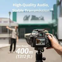 DJI Mic Mini microphone sans fil fonctionnement 48 heures avec étui suppression active du bruit à deux niveaux 3