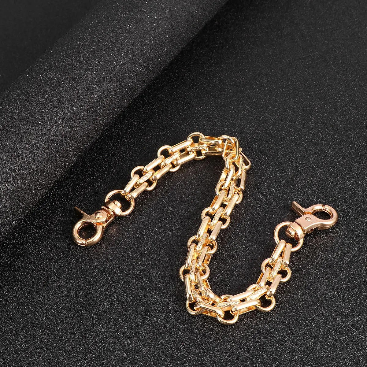 3 Stück 26 cm Geldbörse Kettenrahmen Handtasche Ersatz Zinklegierung Schnallenriemen für DIY Taschenzubehör Leichte Tasche