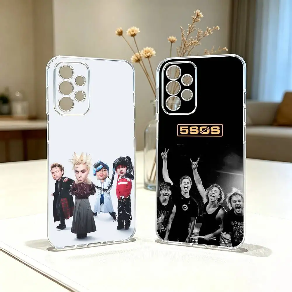 5 Seconds of S-Summers 5SOS   Phone Case For Samsung S25,S24,S21,S22,S23,S30,Ultra,S20,Plus,Fe Transparent Cover