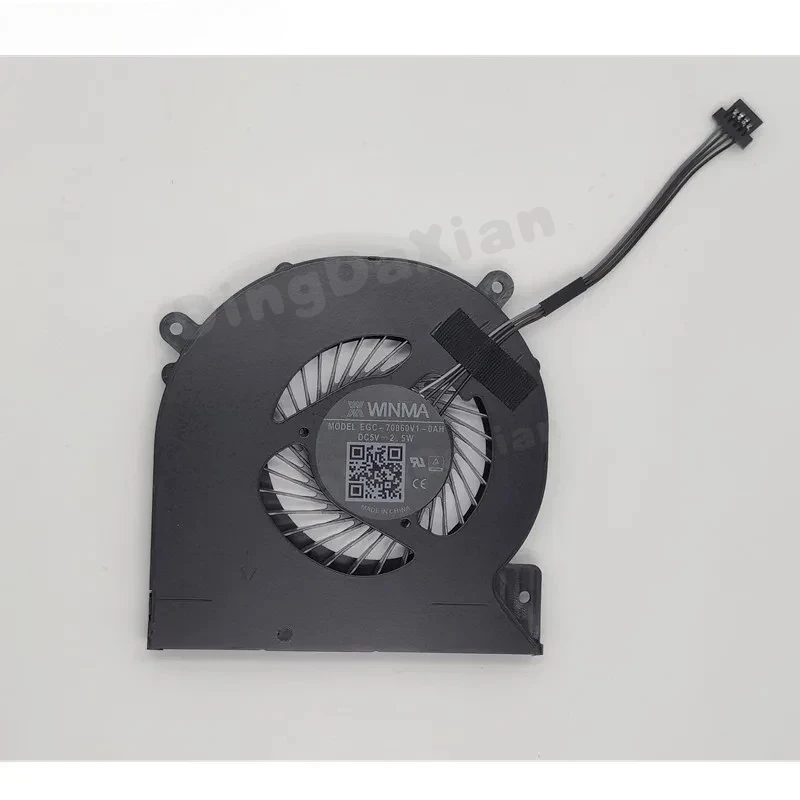 D+New Original Laptop CPU Cooling Fan For WINMA MODEL EGC-70060V1-0AH DC5V 2.5W THER7PF4W2-2911 PF4WN2F