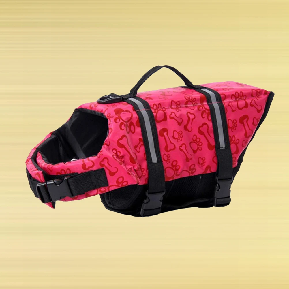 

Pet Life Jacket Durable Reflective H Quick Release Small Dogs Pool Floats Buoyancy Belt Preserver