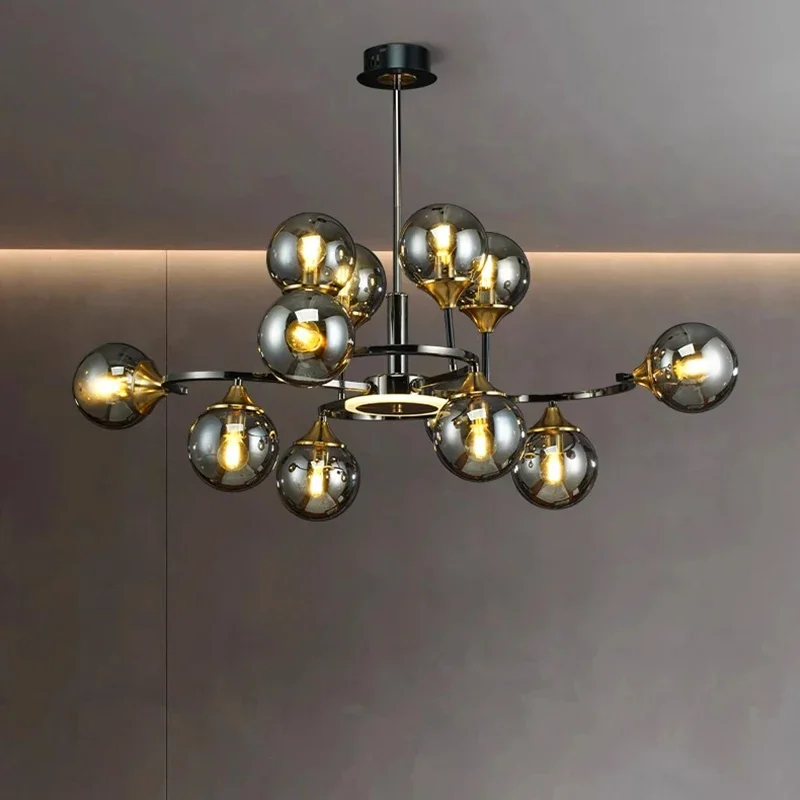 

Nordic Modern Magic Bean Ceiling Chandeliers Dining Room Hanging Light Fixture Living Room Home Decor Indoor Lighting LED