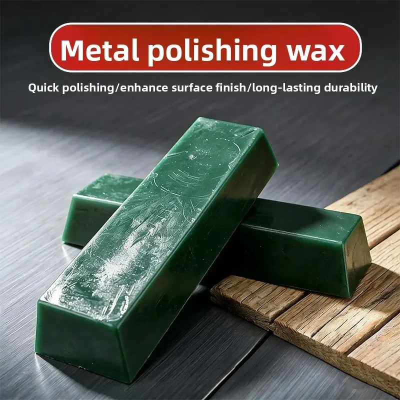 Green Wax Metal Stainless Steel Jade Marble Polishing Compound - Mirror Finish Rust Removal Grinding Buffing Bar Durable Tool