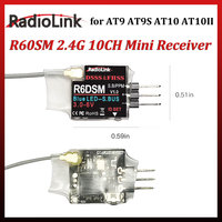 Radiolink R6DSM 2.4G 10CH for Suitable Mini Size SBUS/PWM Receiver transmitters AT9 AT9S AT10 AT10II RC racing drone Compatible
