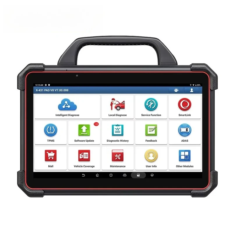 X431 Pad 7 24v 12v Obd2 Hdlll Heavy Truck Free Update 2 Years Car Key Immo Module Injector Tester Diagnostic