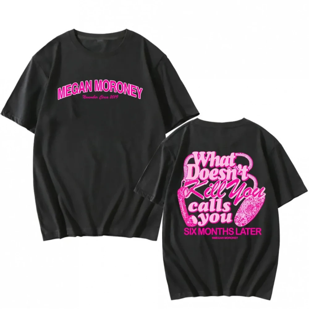 Meghan Moroney Vocalist What Doesn'T Kill You Calls You Album Graphic T-Shirt White Base Purple Print, Unisex Loose Fit