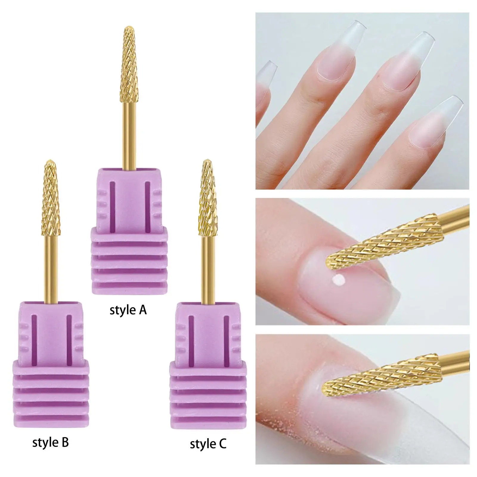 3mm Nail Sanding Bands Mandrel Nail Drill Accessories Portable Nail Drill