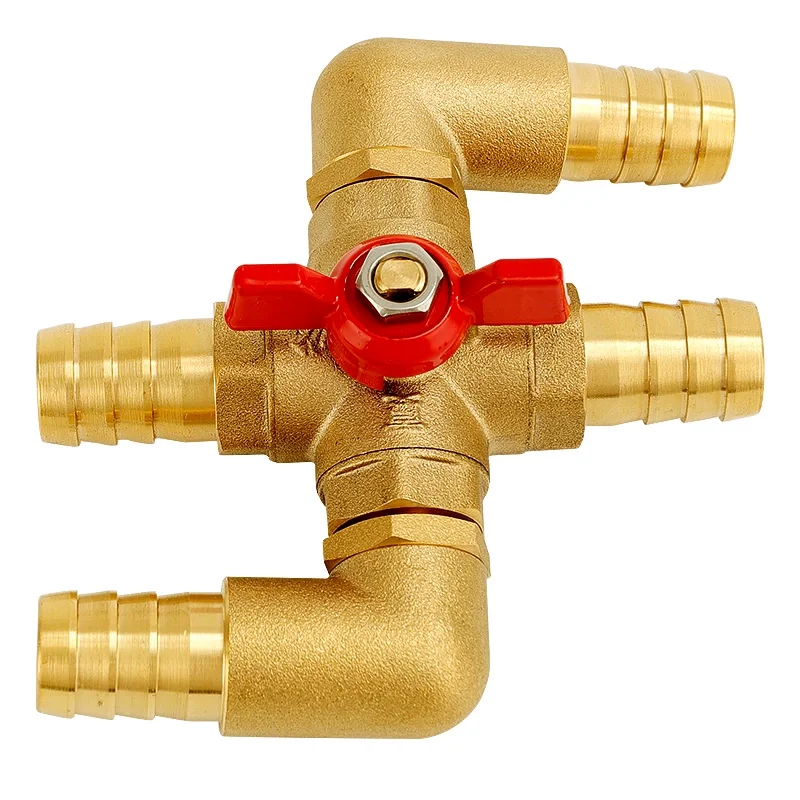 

Car truck modified fuel tank water tank four-way valve all copper