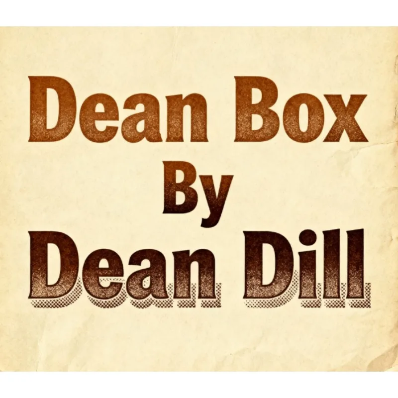 Dean Box By Dean Dill - Magic Linking Ropes and Ring Box Illusion for Stage and Close Up Magician Gimmicks Props Magician Funny