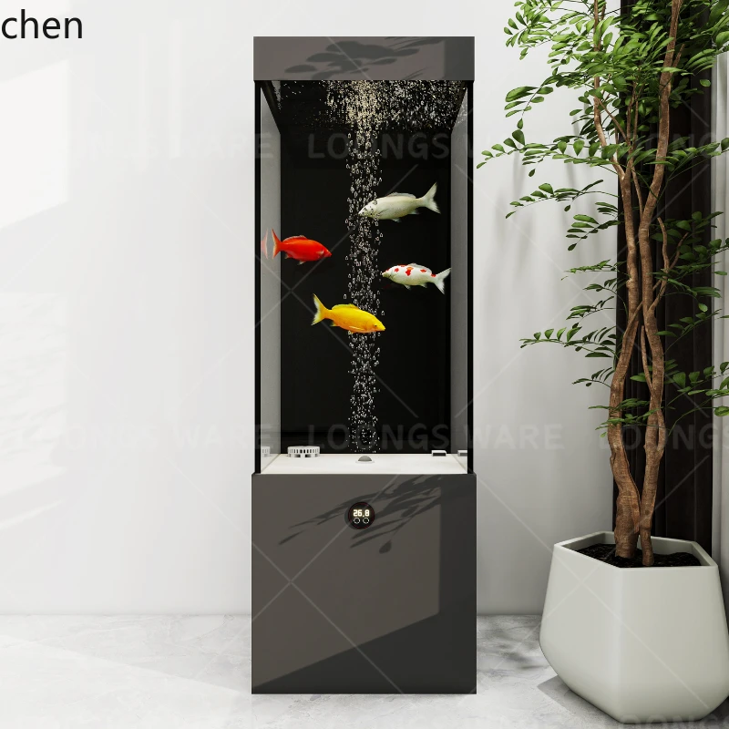 CP integrated fish tank living room new square small living room bottom filter fish ecological fish tank
