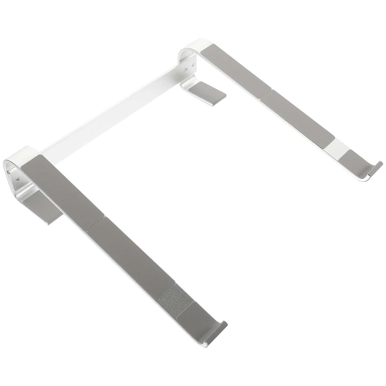 

Aluminum Laptop Stand Silver Portable Computer Rack Cooling Elevating Holder Adjustable Height Desk Accessories Lightweight