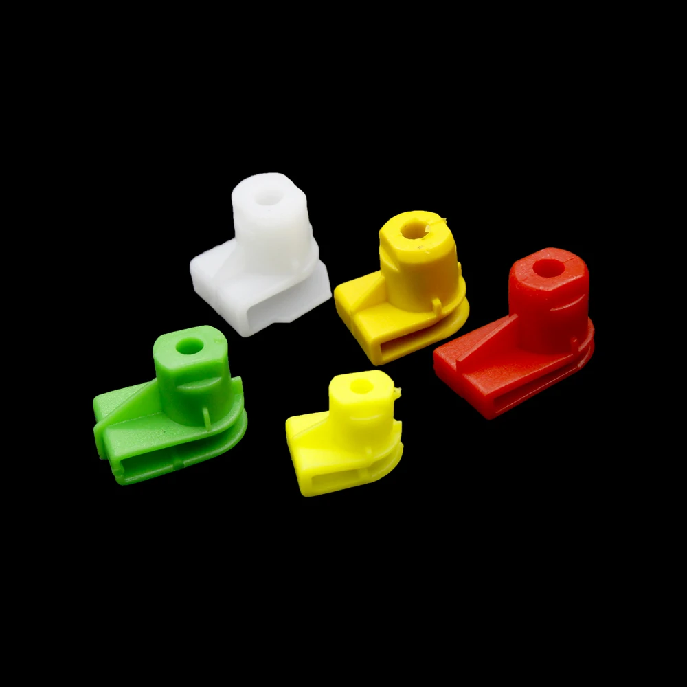 20x Car Bumper Self-tapping Base Clips Wing Mounting Grommet Nuts Screws White Green Yello Red Bumper Trim Plastic Retaining Nut