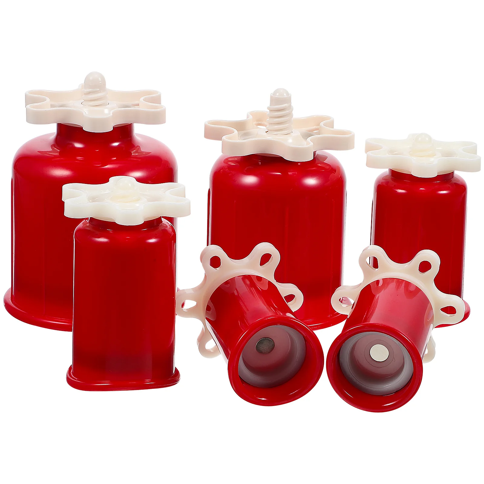 

6 шт. пластиковый набор для банок, терапевтические чашки, разные размеры, вакуумные массажные чашки для домашнего использования, устройство для баночной терапии, чашка от целлюлита