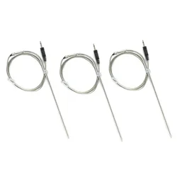 3pcs Probe Sensor For BBQ Thermometer DC2.5 IBBQ-4T / IRF-4S Connector Barbecues Replacement Spare Parts