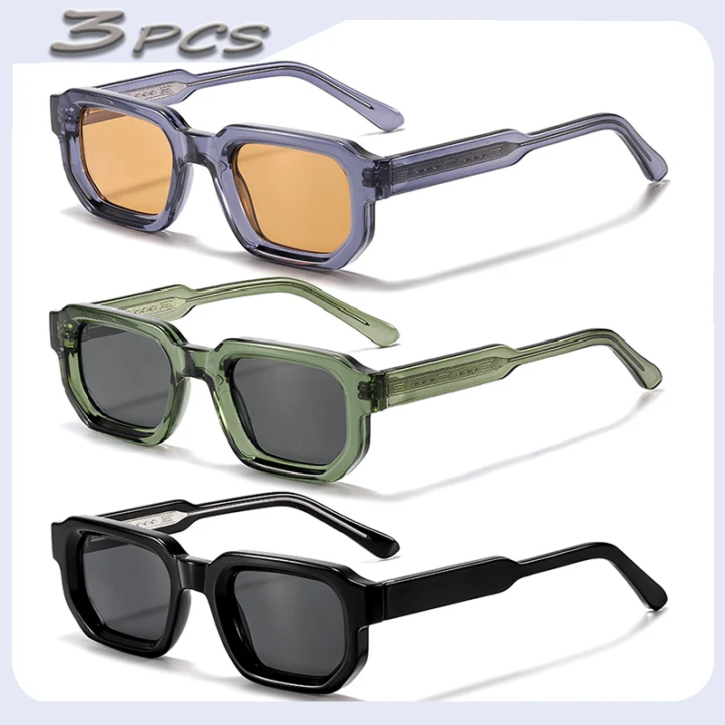 1/2/3 Stück HBK Großhandel Vintage Polygon-Sonnenbrillen für Herren Kleiner Rahmen Verlaufsgläser Sonnenbrillen für Sommer Outdoor Strand Party – Detail 15