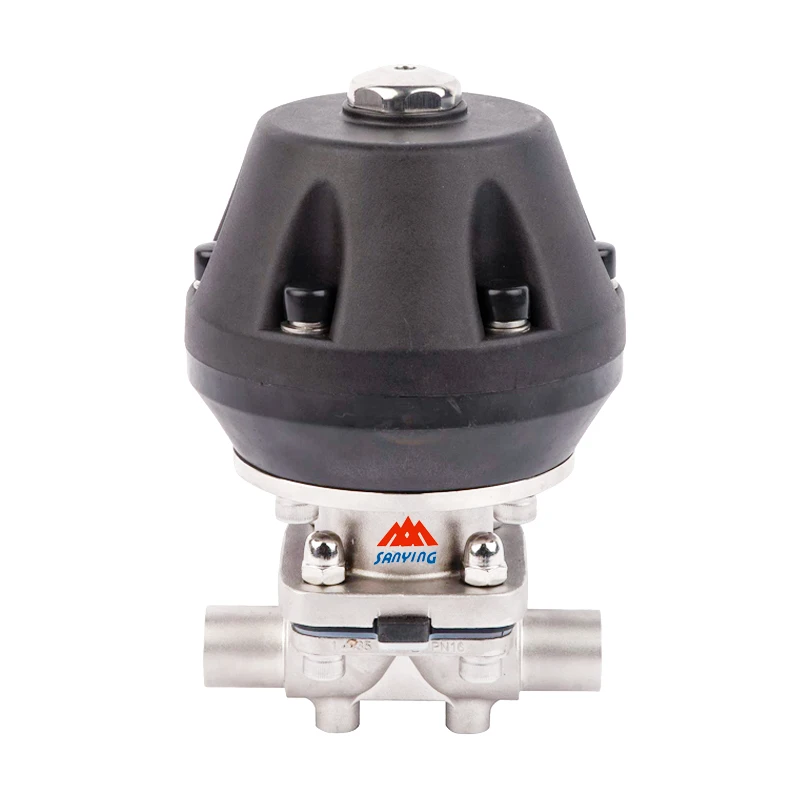 

High Quality Stainless Steel PTFE Lined Pneumatic Actuator Sanitary Diaphragm Control Valve