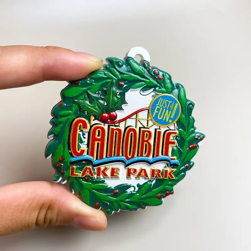 

American Lake Park Personalized Badge Internet Celebrity Decoration 3D Resin Material Craft