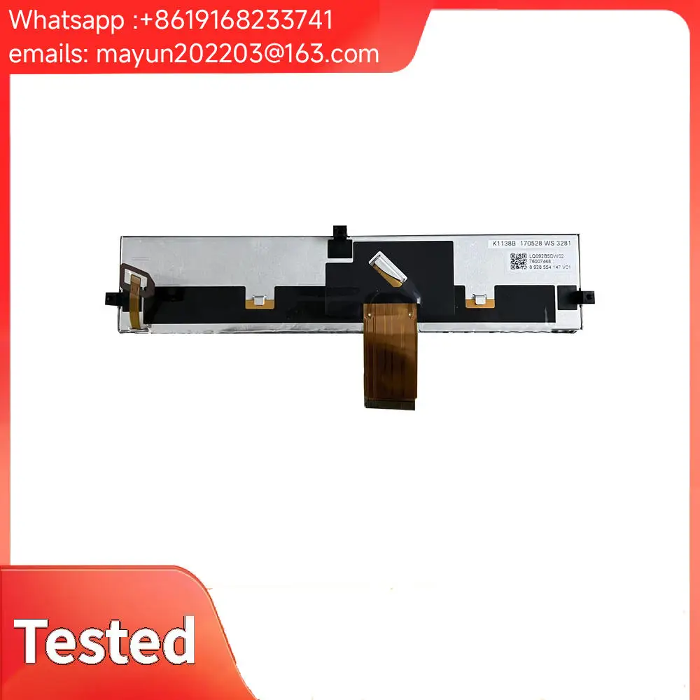 Original A+ Grade 9.2 inch LQ092B5DW02 LQ092B3DW01 LCD Screen Display Screen for GPS Navigation System