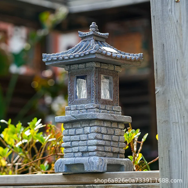HYS Chinese-style palace lantern garden decorative ornaments courtyard landscaping new Chinese-style luminous Zen ancient