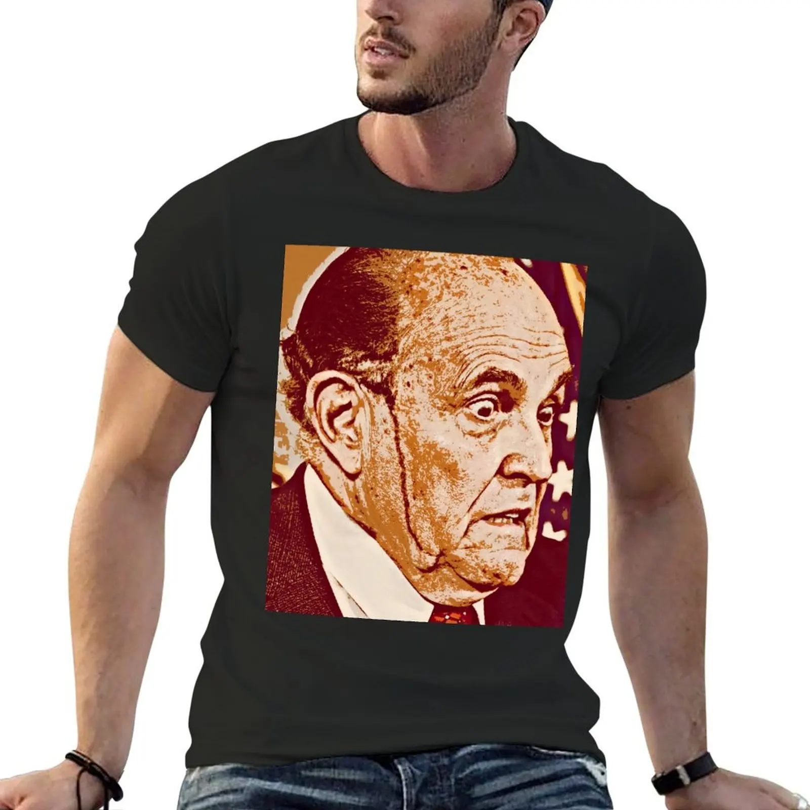 Rudy GiulianiDripping Hair Dye T-Shirt man t shirt sublime quick drying anime stuff heavy weight t shirts for men