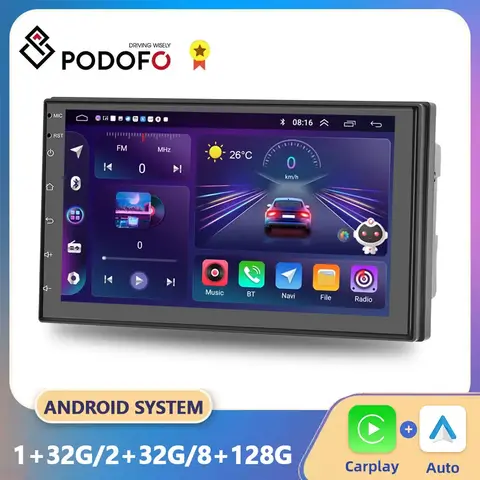 7" Android Car Stereo GPS Bluetooth podofo