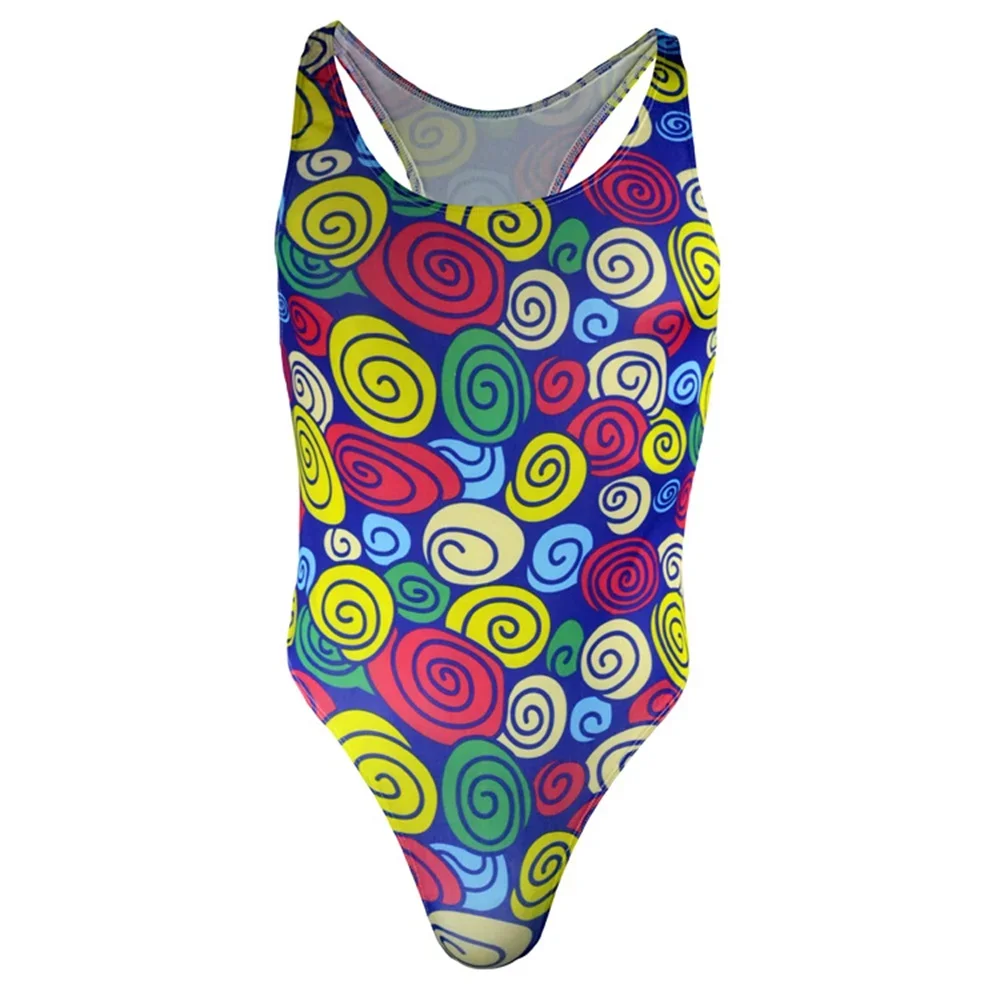FYXLJJ Mens One-piece Swimming Bodysuits Swimsuit Sexy Print Lingerie Teddies Bodysuit Male Leotard Sleeveless Backless Jumpsuit