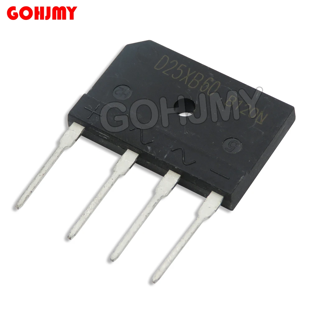 5PCS Rectifiers ZIP-4Rectifiers ZIP-4 D25XB60 D25XB80 D15XB80 ZIP-4 D10XB60 Bridge 