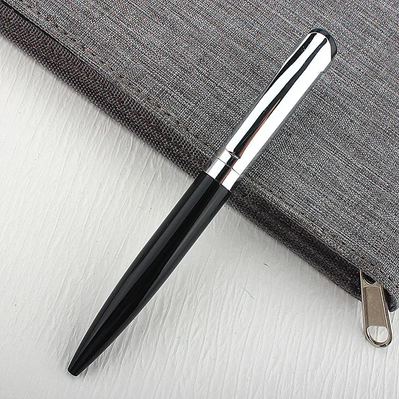 Stylo à bille en métal à encre noire et bleue, haute qualité, papeterie de bureau, fournitures scolaires, luxe, 981mm, nouveau, 0.7