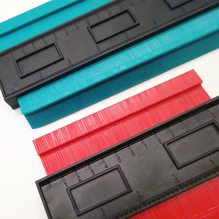Contour Gauge Irregular Measuring Ruler Plastic Curvature Ruler