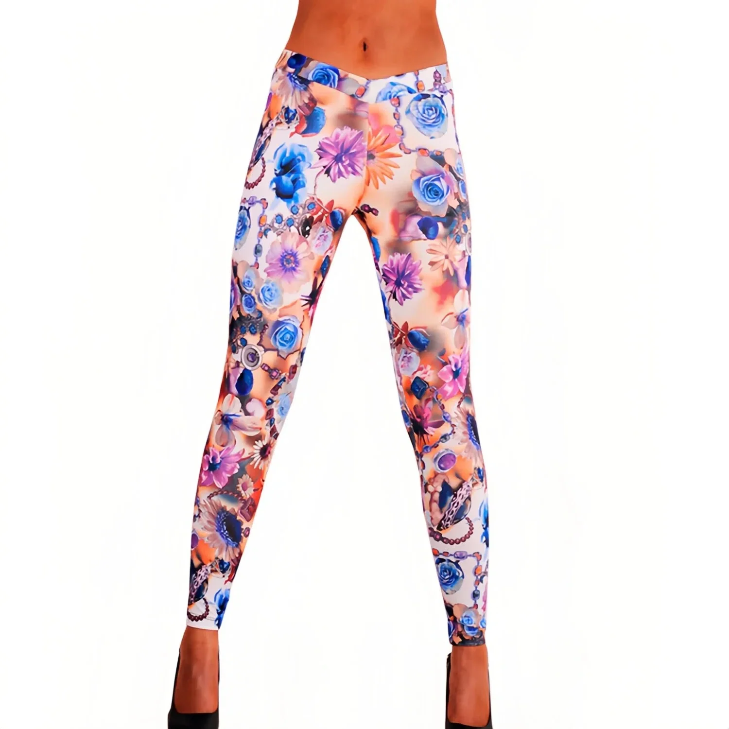 

Women's Premium Ultra Soft Patterned Leggings Leggings Depot Low Waisted Novelty Christmas Holiday Print Leggings for Women
