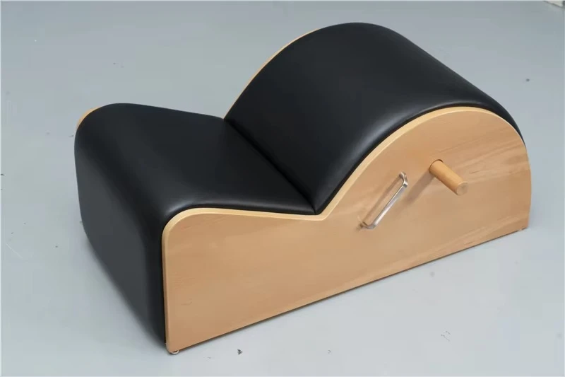 Portable Adjustable Wooden Spinal Orthotics for Home Fitness Training Durable Back Barrel Pilates Postural Orthotics Health