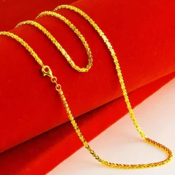 Plated Real 999 Gold 18k Beauty Accessories 9999 Small 999 18k fish for Wife with Type Women's Necklace 24k Chain for Gifts