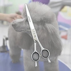 6.0/6.5/7.0 Inch Pet Shears Grooming Scissors For Dogs Barber Haircut Thinning Scissors For Hairdressing Salon Groomer Trimming