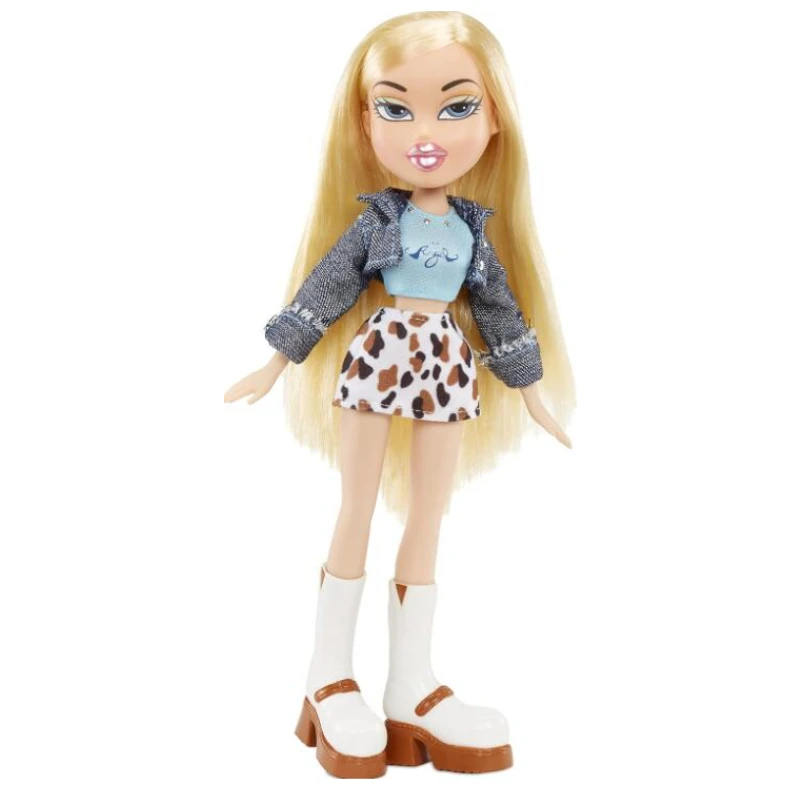 Bratz ตุ๊กตาชุดเสื้อผ้า2ชิ้นสำหรับเด็กผู้หญิงอุปกรณ์เพลย์เฮาส์ตุ๊กตาชุดครบรอบ20ปีของขวัญวันหยุด