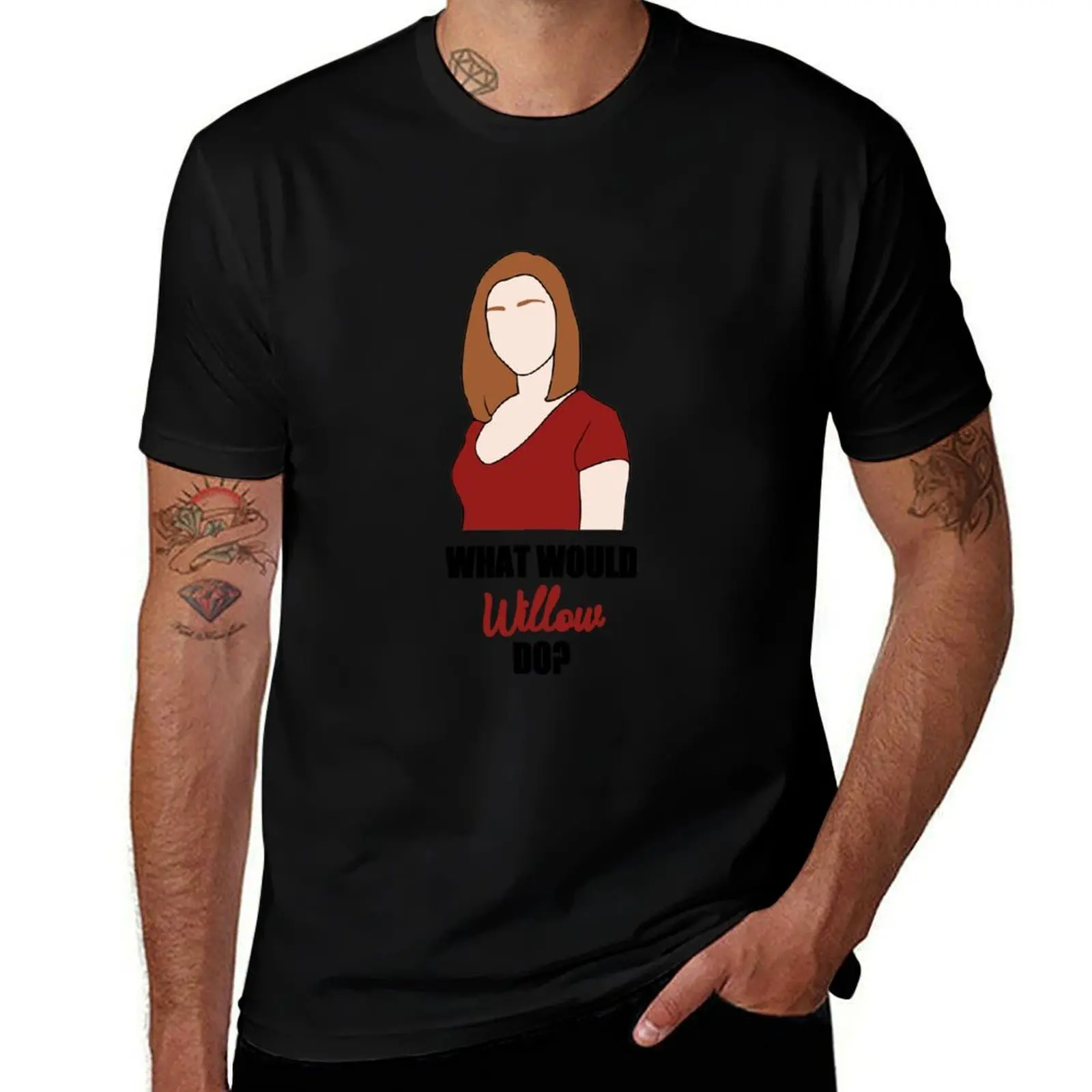 what would willow do? T-Shirt Classic Basic Casual T-Shirt