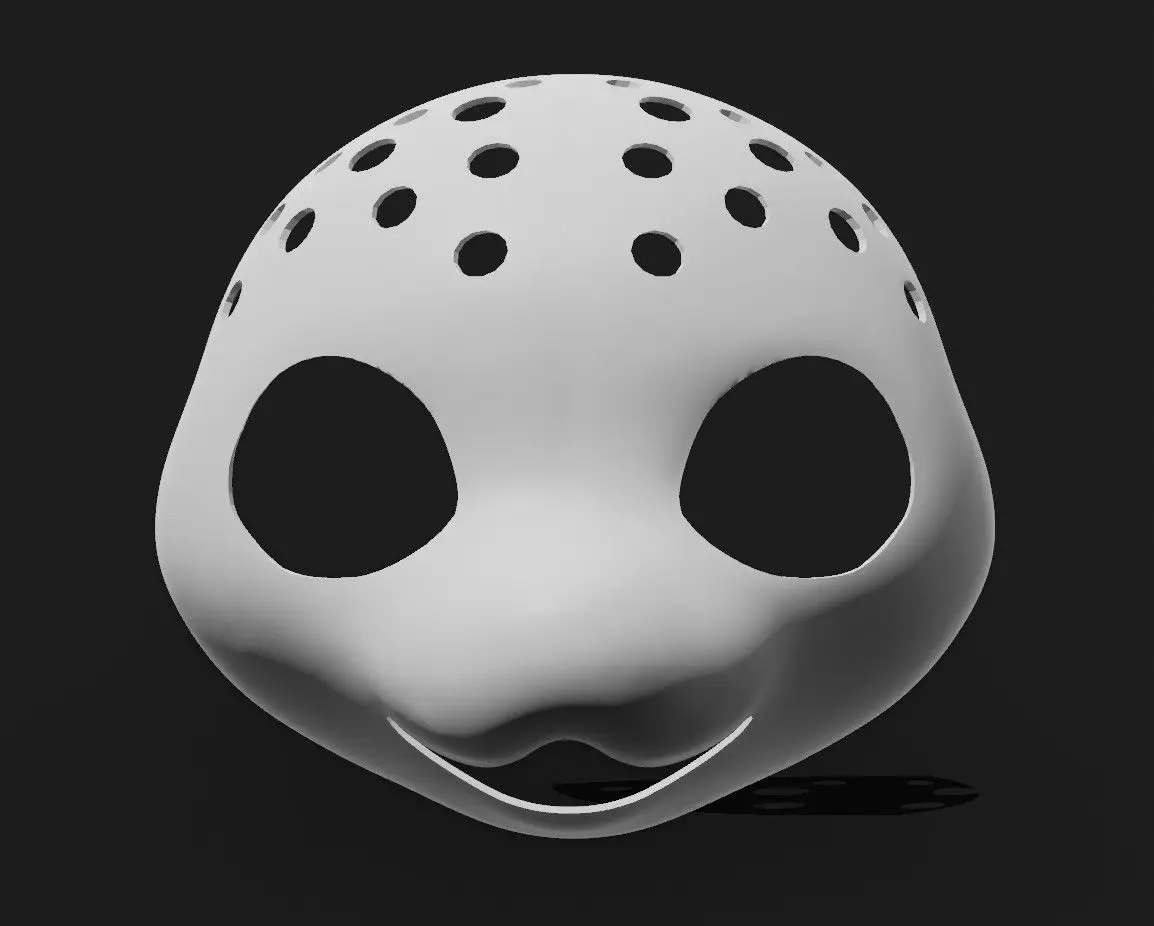 

Kemono Cat Leopard Base Mask Beast Skull Set 3D Printed Skull Costume DIY Accessories Cosplay Mask with Hinge Spring