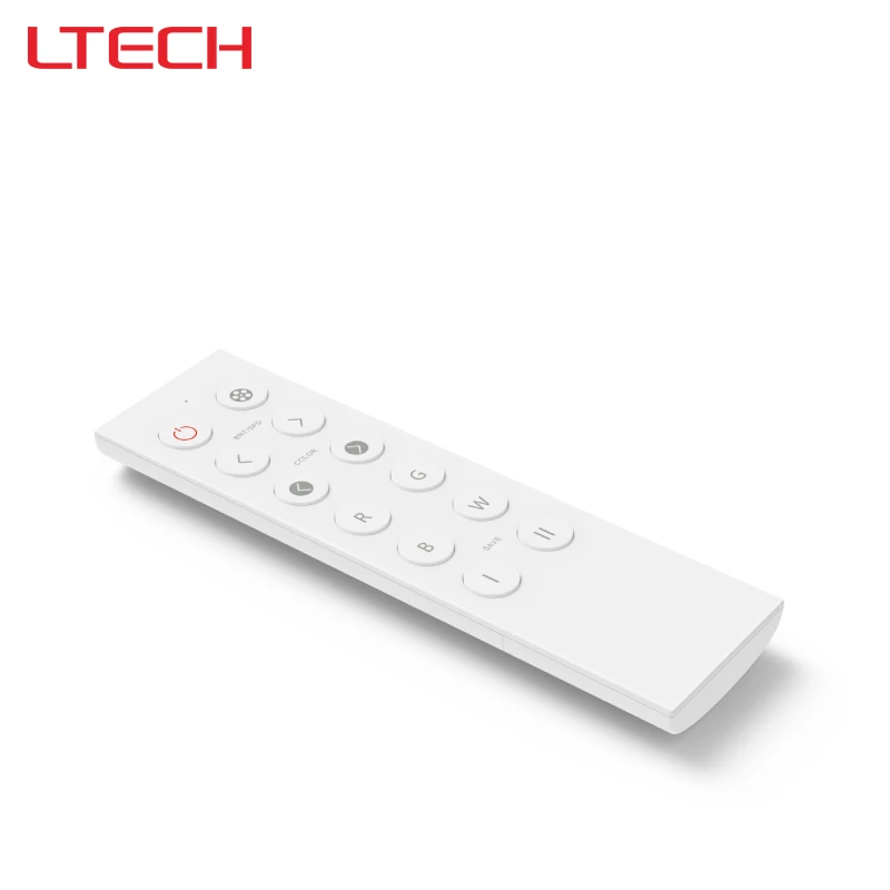 RGBW Remote Control: Single-zone, 12-button, 2.4GHz RF Controller with a Range of 30 Metres, Suitable for Home Use F4