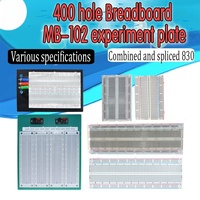 SYB 120 400 500 830 840 1660 MB102 GL-12 Points Solderless PCB Breadboard Mini Universal Test Protoboard DIY Bread Board