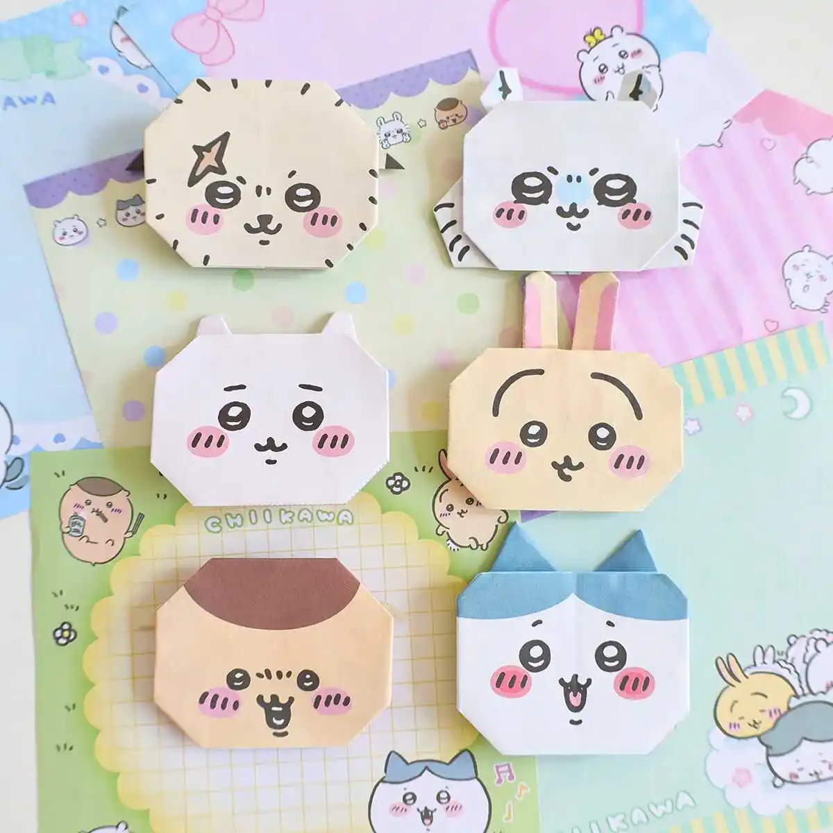 Chiikawa Hachiware Momonga Usagi Cute Gift Cartoon Handmade Diy Origami