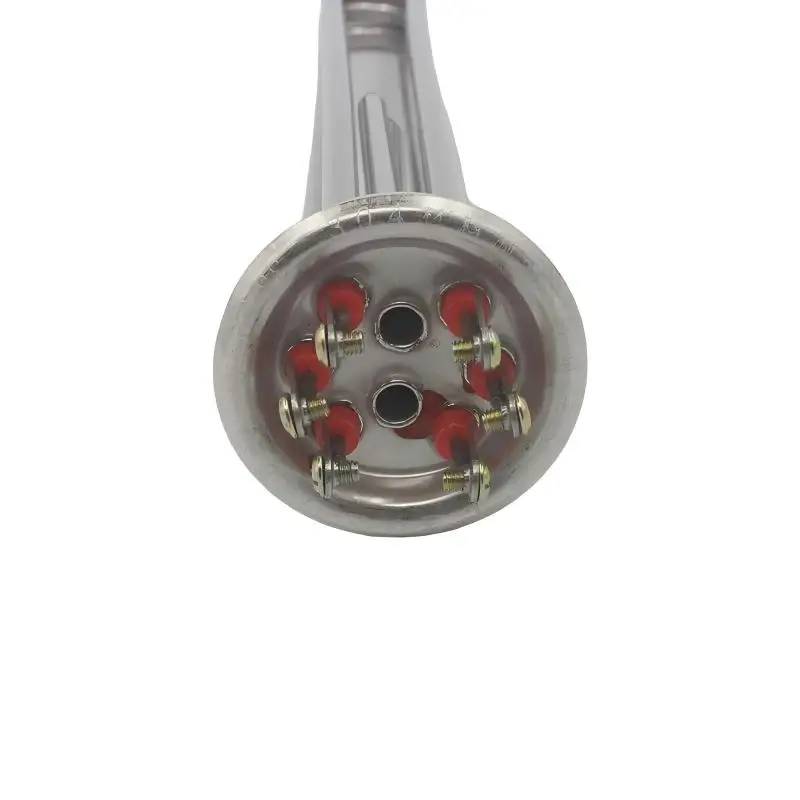 63mm Cap 380v 6000w Electric Water Heater Accessories Heating Element Tube Boiler Stainless Steel Parts