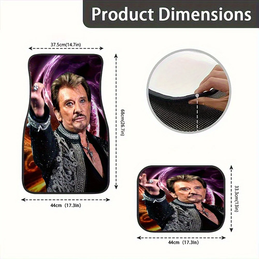 4pcs Car Floor Mats, Personalized And Stylish Designs, Perfect For Christmas, Valentine'S Day, And Thanksgiving, A Top Choice Fo
