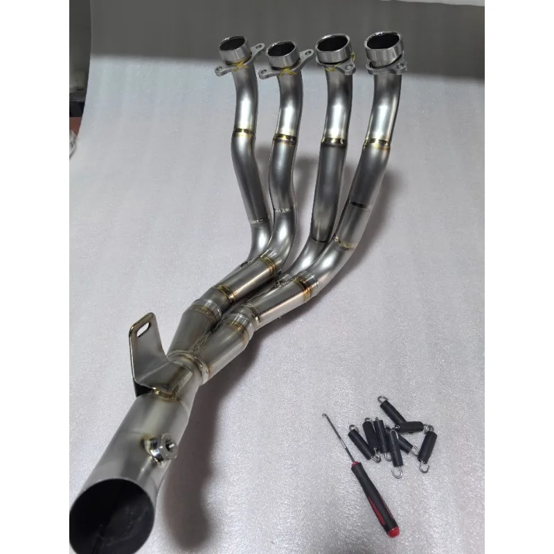 Forged Exhaust System For MotorcycleFor CBR1000RR Modified Front End Titanium Alloy Exhaust HeaderHigh-Performance Full-Si