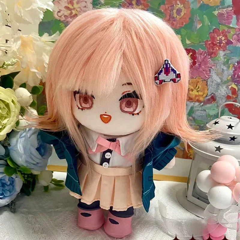 Anime Danganronpa Nanami ChiaKi Plush Doll Stuffed Toy Plushies Dress Up Clothing 20cm Cartoon Figure Toys Xmas Birthday Gifts